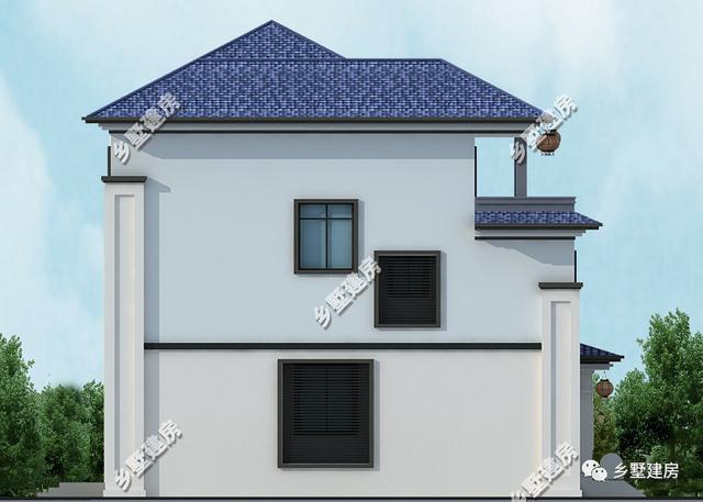 13x12米新中式三層別墅設計圖，時尚、古典、大氣，這才是對新中式最好的詮釋！