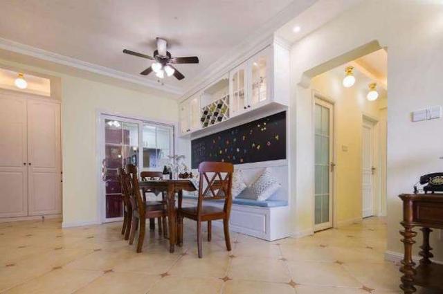 100平的新房老婆花19萬裝修，特別喜歡餐廳的卡座，美觀實用