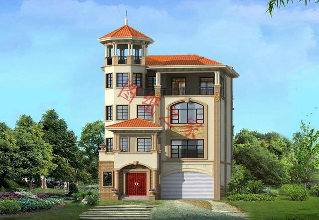 6款四層農(nóng)村別墅設(shè)計圖紙，外觀豪華大氣，溫馨舒適。