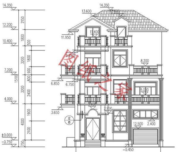 6款四層農(nóng)村別墅設(shè)計圖紙，外觀豪華大氣，溫馨舒適。