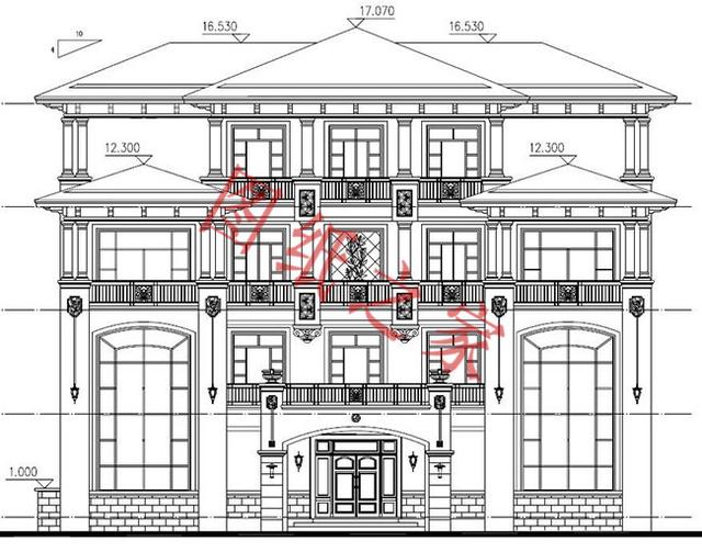 6款四層農(nóng)村別墅設(shè)計圖紙，外觀豪華大氣，溫馨舒適。
