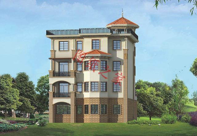 6款四層農(nóng)村別墅設(shè)計圖紙，外觀豪華大氣，溫馨舒適。