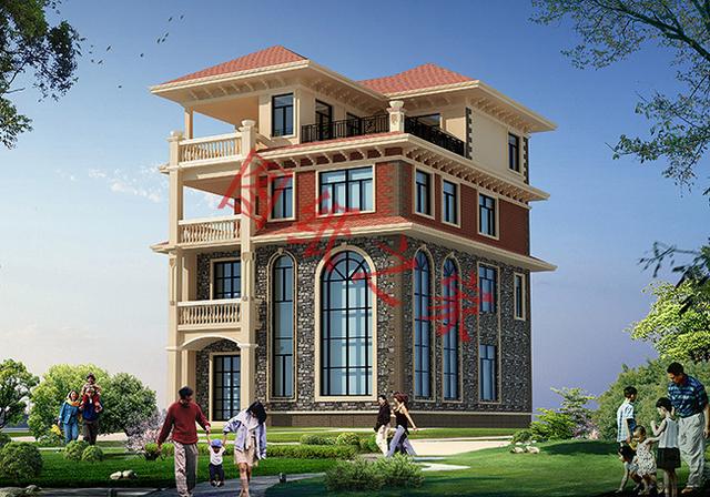 6款四層農(nóng)村別墅設(shè)計圖紙，外觀豪華大氣，溫馨舒適。