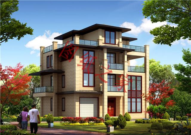 6款四層農(nóng)村別墅設(shè)計圖紙，外觀豪華大氣，溫馨舒適。