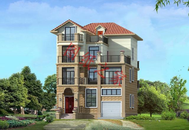 6款四層農(nóng)村別墅設(shè)計圖紙，外觀豪華大氣，溫馨舒適。