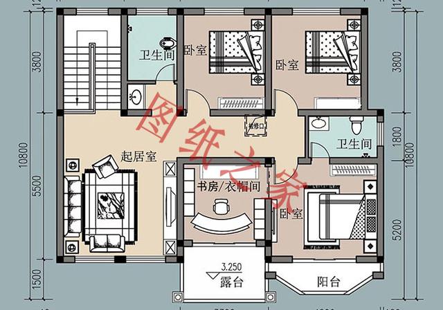 二層簡單大氣的現代別墅設計圖，看看有沒有你喜歡的。