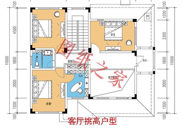 二層簡單大氣的現代別墅設計圖，看看有沒有你喜歡的。