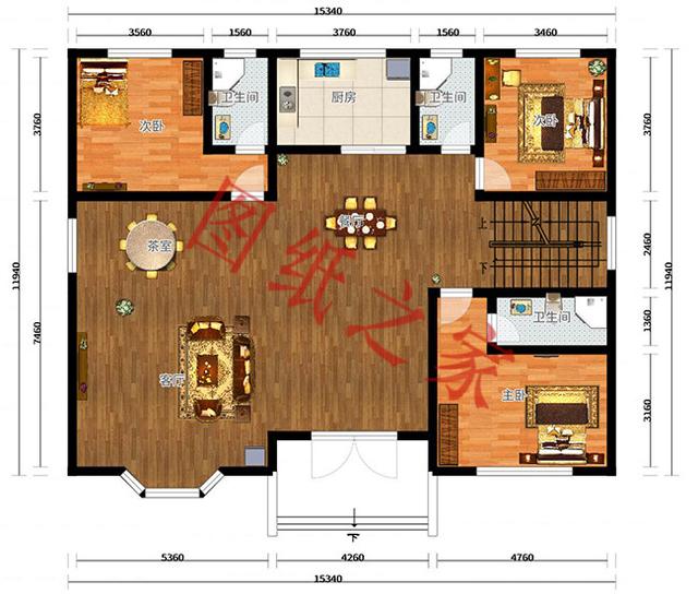 二層簡單大氣的現代別墅設計圖，看看有沒有你喜歡的。