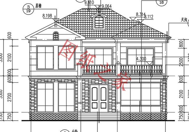 二層簡單大氣的現代別墅設計圖，看看有沒有你喜歡的。