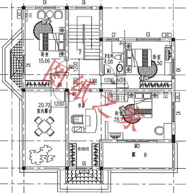 二層簡單大氣的現代別墅設計圖，看看有沒有你喜歡的。