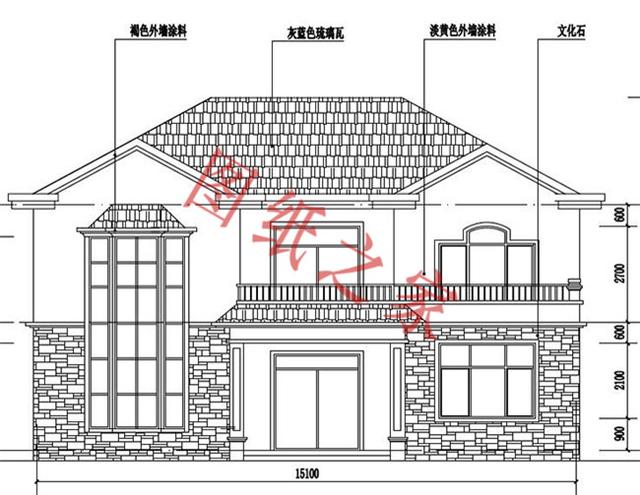 二層簡單大氣的現代別墅設計圖，看看有沒有你喜歡的。