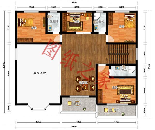 二層簡單大氣的現代別墅設計圖，看看有沒有你喜歡的。