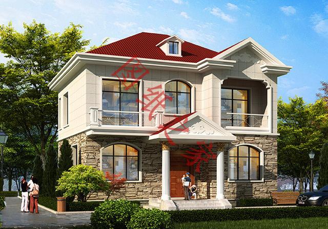 二層簡單大氣的現代別墅設計圖，看看有沒有你喜歡的。