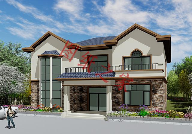 二層簡單大氣的現代別墅設計圖，看看有沒有你喜歡的。