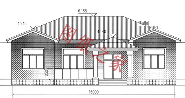 一層農村自建房，舒適美觀，經濟實用，村里人都喜歡。