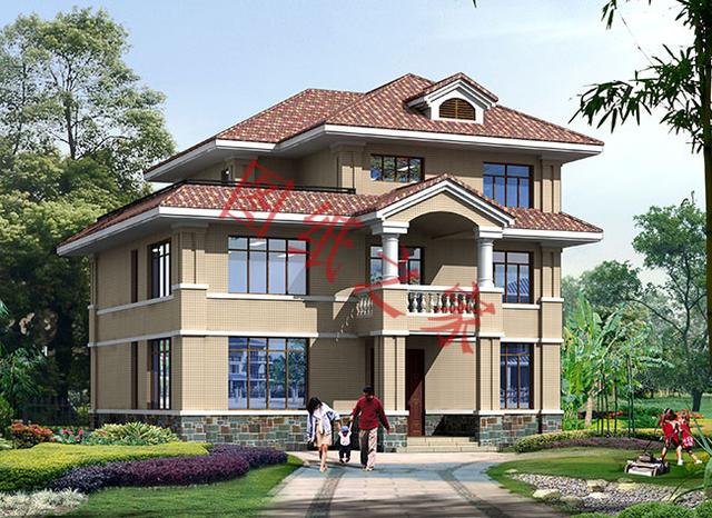 6套三層別墅設計圖，色彩出眾，接地氣，你喜歡哪一款？