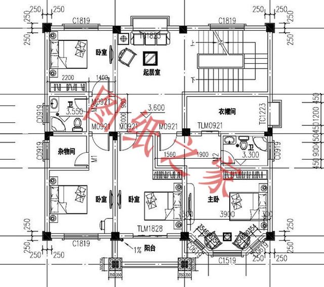 6套三層別墅設計圖，色彩出眾，接地氣，你喜歡哪一款？