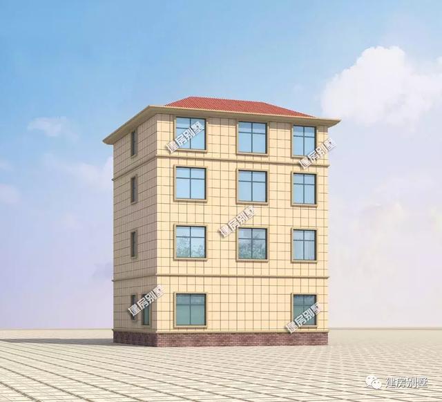 10.5×10.3米四層農村別墅設計圖，外觀干凈大氣，布局真的很不錯。