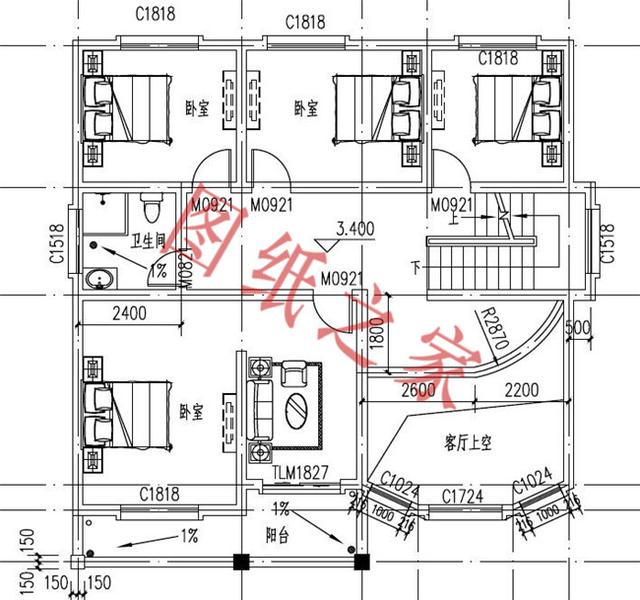 5款三層農村別墅設計圖，時尚大方、舒適實用，而且造價也不高，非常適合農村自建