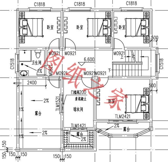 5款三層農村別墅設計圖，時尚大方、舒適實用，而且造價也不高，非常適合農村自建
