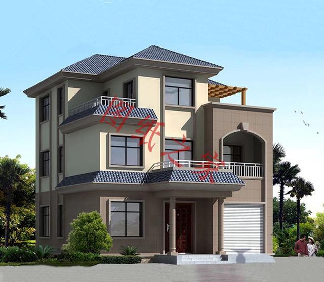 5款三層農村別墅設計圖，時尚大方、舒適實用，而且造價也不高，非常適合農村自建