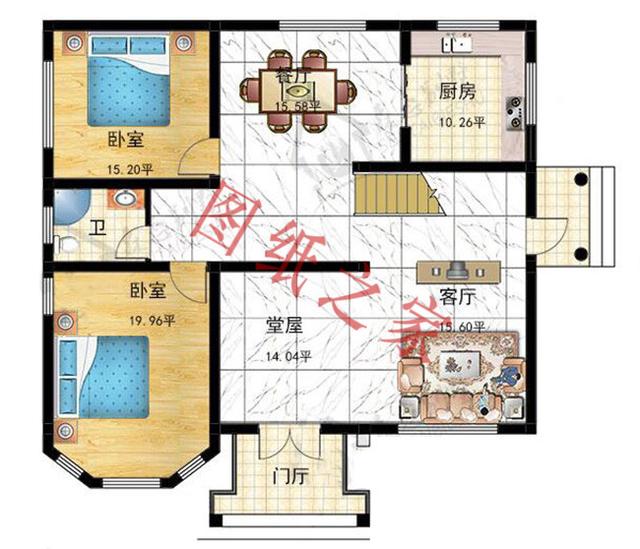 5款三層農村別墅設計圖，時尚大方、舒適實用，而且造價也不高，非常適合農村自建