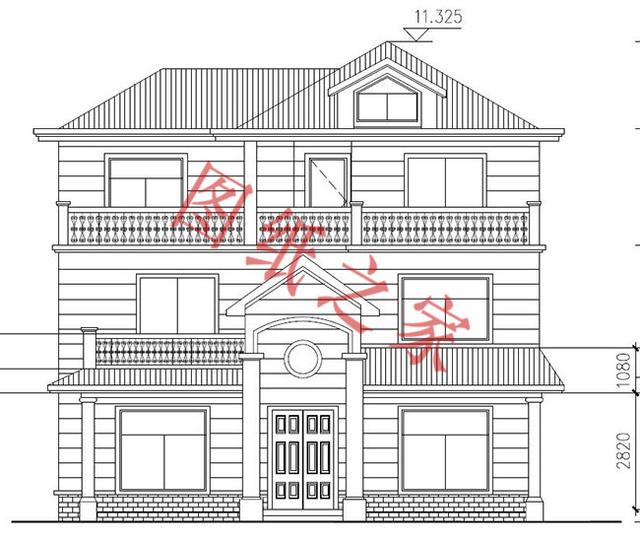 5款三層農村別墅設計圖，時尚大方、舒適實用，而且造價也不高，非常適合農村自建
