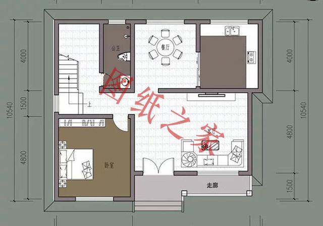 二層簡約新農(nóng)村別墅設(shè)計(jì)圖，經(jīng)典又實(shí)用，都非常符合農(nóng)村居住的需求。