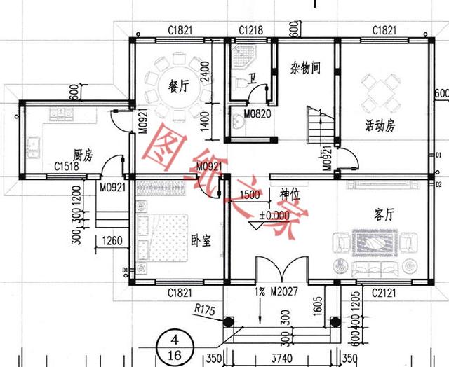 二層簡約新農(nóng)村別墅設(shè)計(jì)圖，經(jīng)典又實(shí)用，都非常符合農(nóng)村居住的需求。