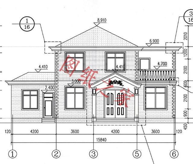 二層簡約新農(nóng)村別墅設(shè)計(jì)圖，經(jīng)典又實(shí)用，都非常符合農(nóng)村居住的需求。