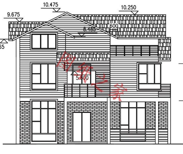 二層簡約新農(nóng)村別墅設(shè)計(jì)圖，經(jīng)典又實(shí)用，都非常符合農(nóng)村居住的需求。