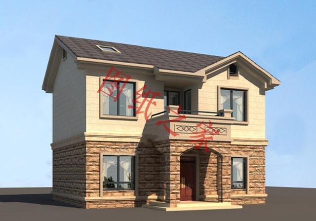 二層簡約新農(nóng)村別墅設(shè)計(jì)圖，經(jīng)典又實(shí)用，都非常符合農(nóng)村居住的需求。