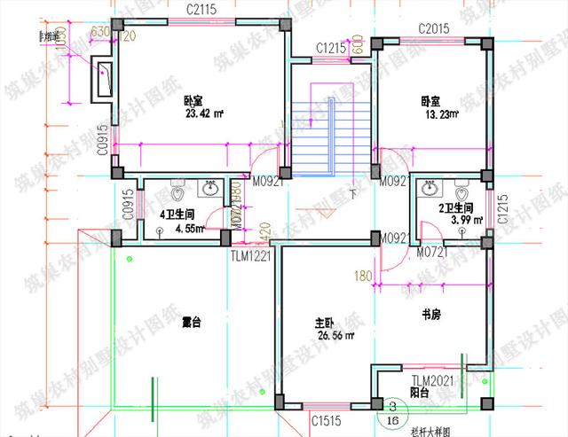 12×12米三層別墅設計圖，帶挑空客廳+車庫+套房，時尚大氣，造價40萬