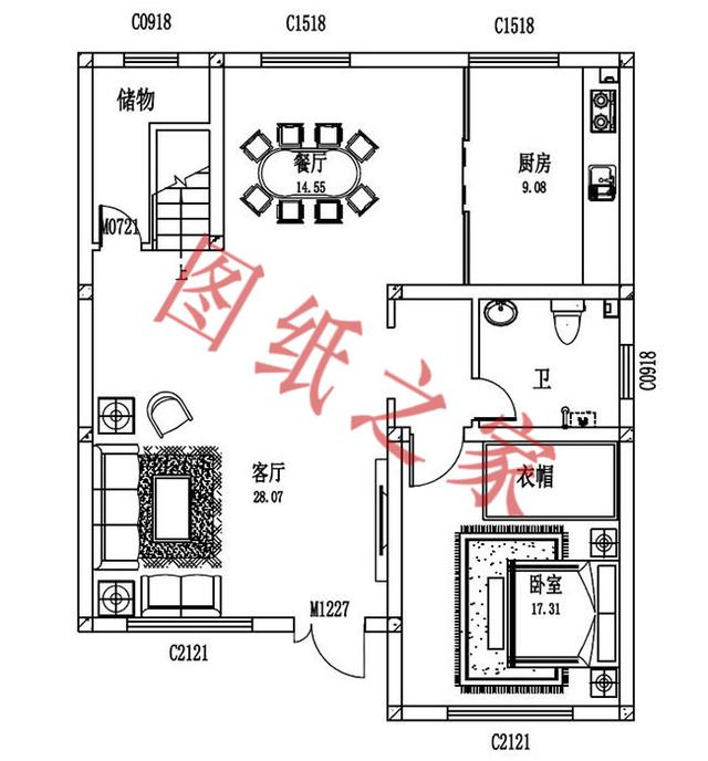 5款二層新農村別墅設計圖，外觀簡約時尚，造價也不高
