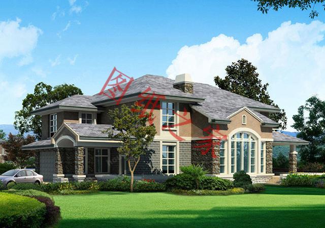 5款二層新農村別墅設計圖，外觀簡約時尚，造價也不高