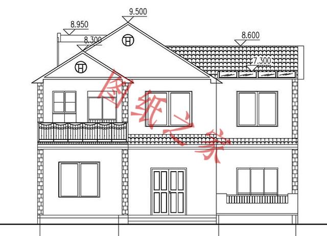 5款二層新農村別墅設計圖，外觀簡約時尚，造價也不高