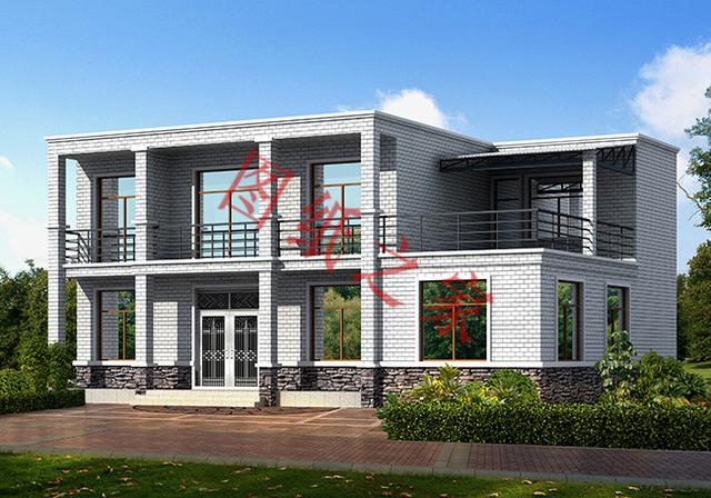 5款二層新農村別墅設計圖，外觀簡約時尚，造價也不高
