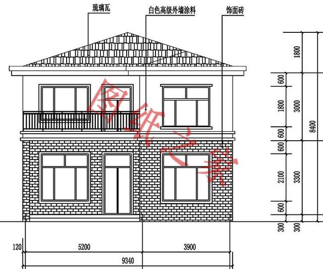 5款二層新農村別墅設計圖，外觀簡約時尚，造價也不高