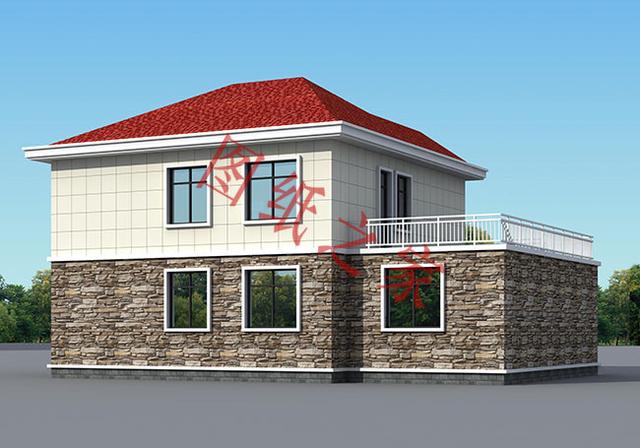 5款二層新農村別墅設計圖，外觀簡約時尚，造價也不高