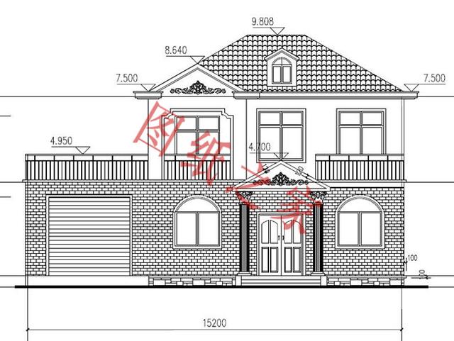 5款二層新農村別墅設計圖，外觀簡約時尚，造價也不高