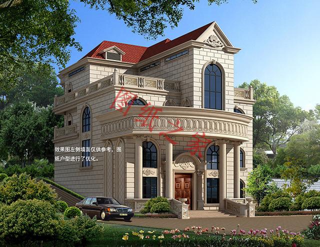 豪華大氣四層農村自建房，一點也不必城里別墅差！