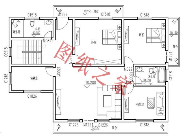 豪華大氣四層農村自建房，一點也不必城里別墅差！