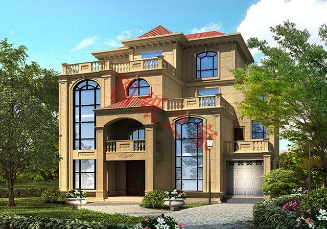 豪華大氣四層農村自建房，一點也不必城里別墅差！