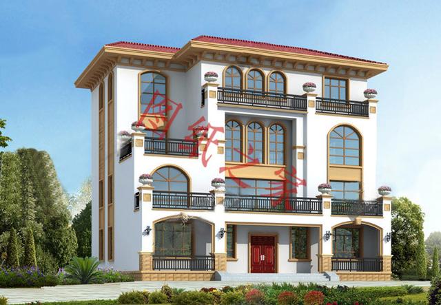 豪華大氣四層農村自建房，一點也不必城里別墅差！