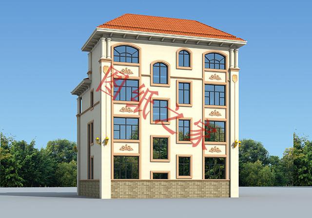 豪華大氣四層農村自建房，一點也不必城里別墅差！