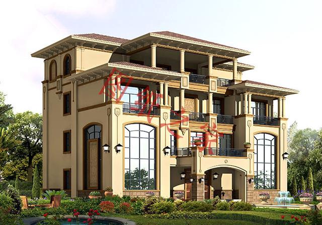 豪華大氣四層農村自建房，一點也不必城里別墅差！