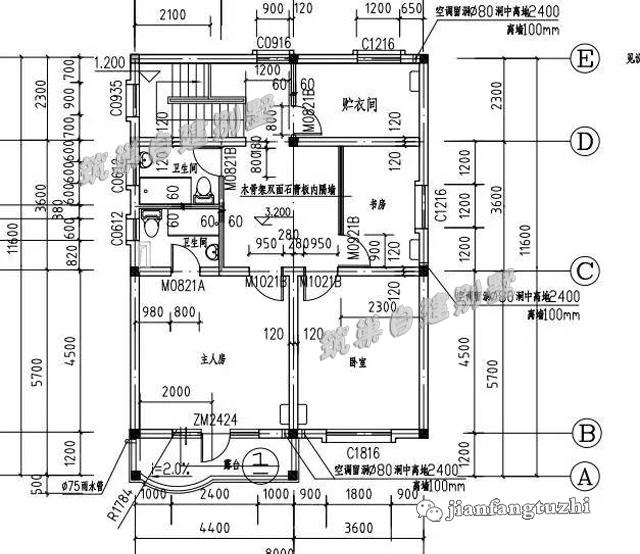 3棟占地90平的二層別墅設計圖，造價15萬元以內，實用且實惠，非常適合農村小家庭居住