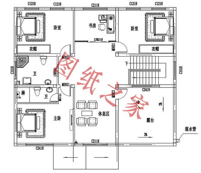 6款二層別墅設計圖，精致漂亮，經濟劃算，告別搖號買房