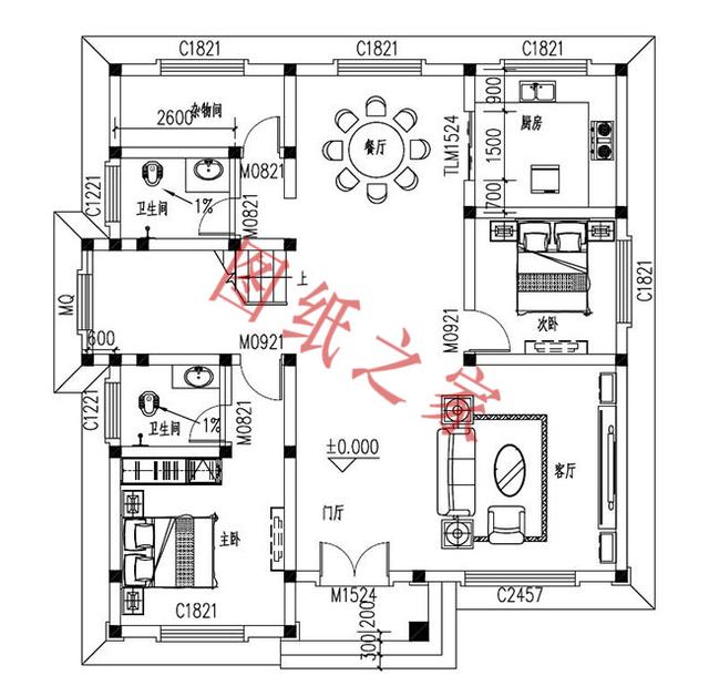 三層農村別墅設計圖，簡單大氣，有沒有讓你心動的一款？
