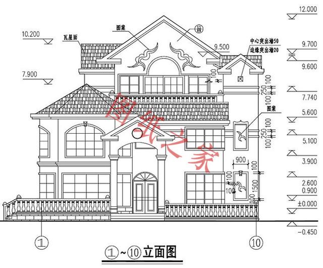 三層農村別墅設計圖，簡單大氣，有沒有讓你心動的一款？